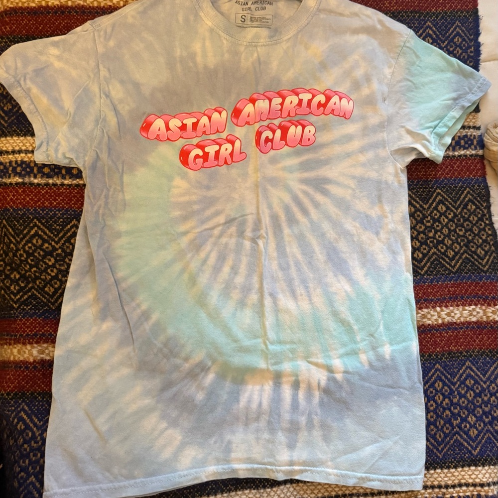 Asian American Girl Club Pastel Tie-Dye Tee